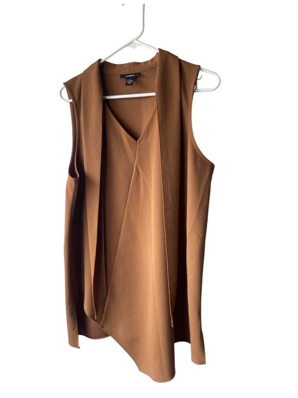 Alfani coffee brown blouse